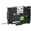 Cable 8m TZ-FX131 Wire Clear TZ on TZe-FX131 12mm TZe-131 for TZe Brother P-touch GREENCYCLE Compatible Flexible Label Tape 50PK TZ-131 x ID Black