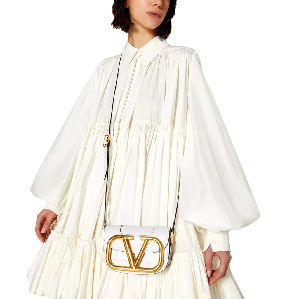 Supervee Ivory Small New Crossbody Leather Garavani Bag Valentino