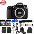 Wildlife EOS 650-1300mm Full 24.2MP Items) and Accessory Lens Zoom Canon 1080P Wi-Fi Lens 80D Telephoto HD Bundle (15 Preset DSLR w/500mm +