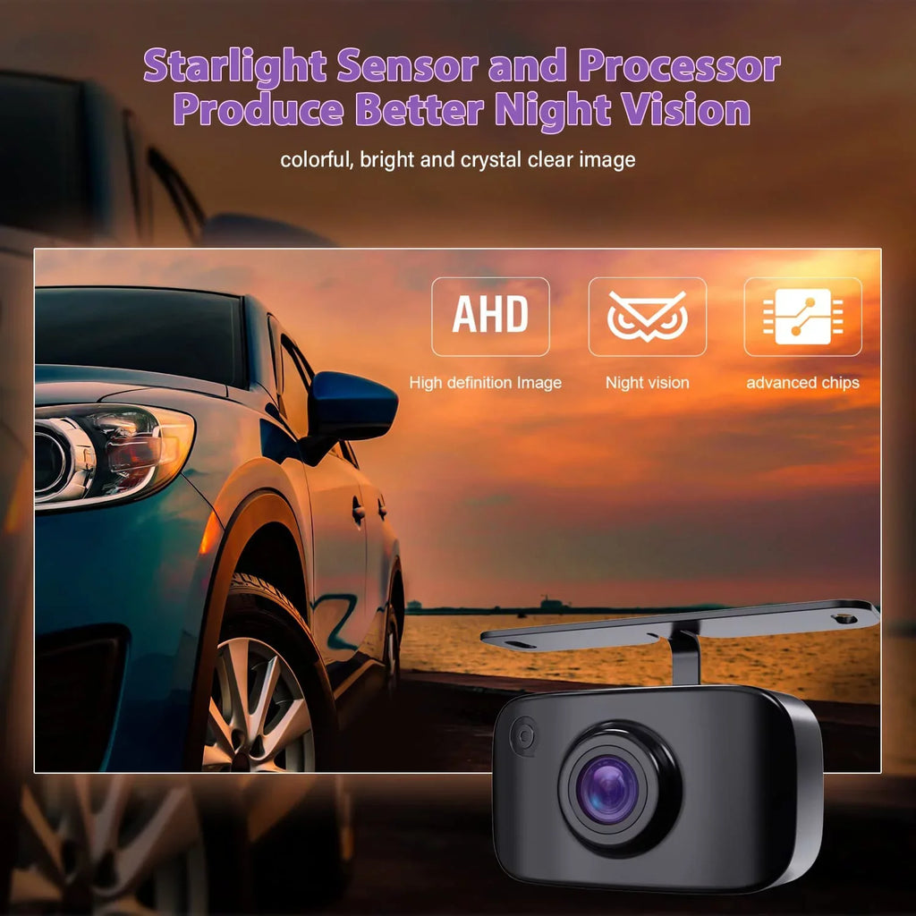 HD License Camera, SUV Front Car eRapta Reverse ERT11 Truck Camera Rear for Camera Pickup RV Van View Rear Plate Backup