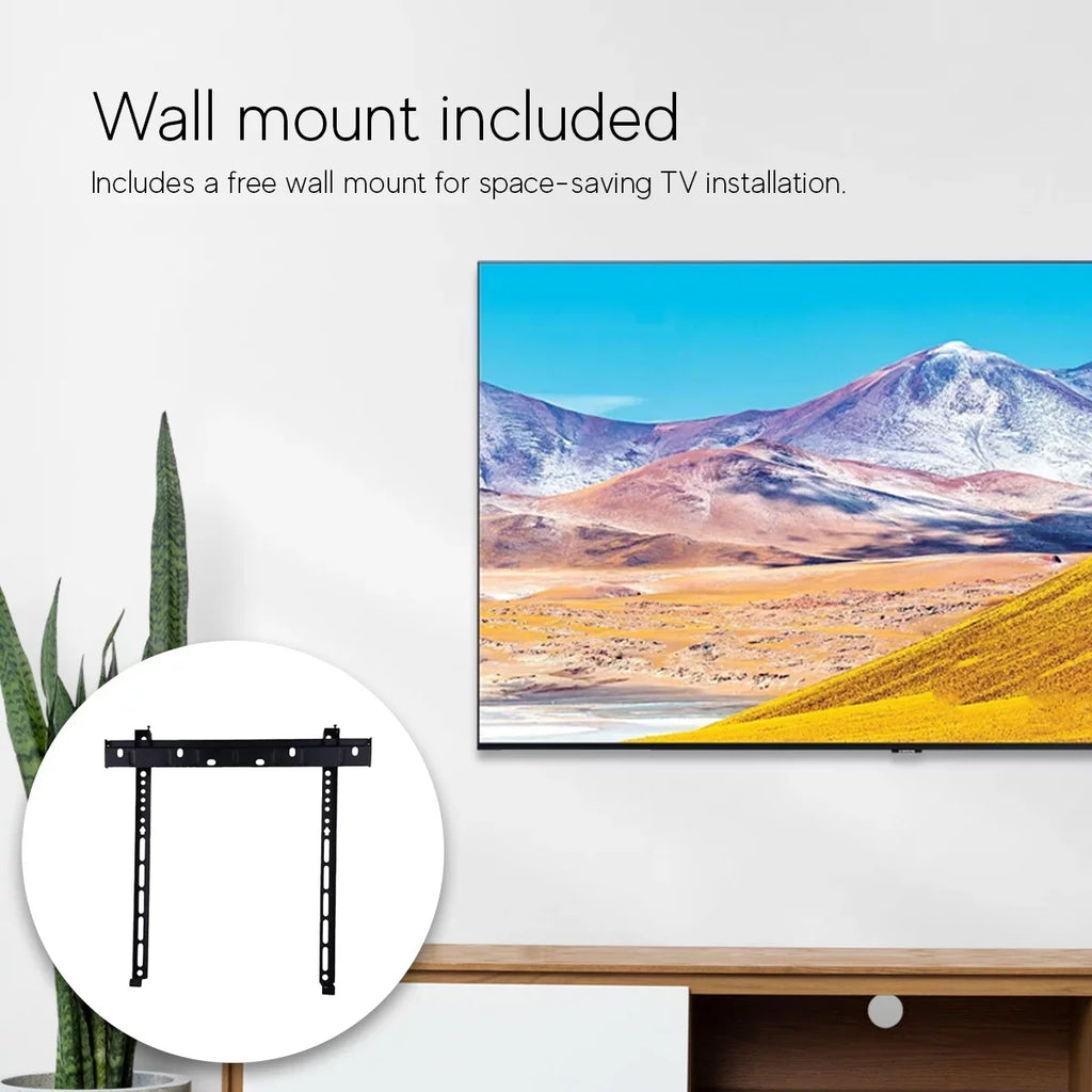 Disney+, Netflix, Works Wall + V435-J01 LED with Smart Compatible - TV and Assistant VIZIO UHD HDR Free with (Refurbished) Restored 43" Mount, Siri, 4K Alexa, Class