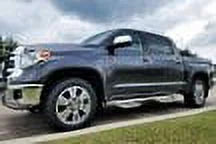 Podium Stainless SRW Cab Cab Double Length Compatible Steel, Beds, N-Fab 2007-2021 | Steps | Tundra with Polished RealTruck | Stainless Steel by All Hpt0777Qc-Ss Gas