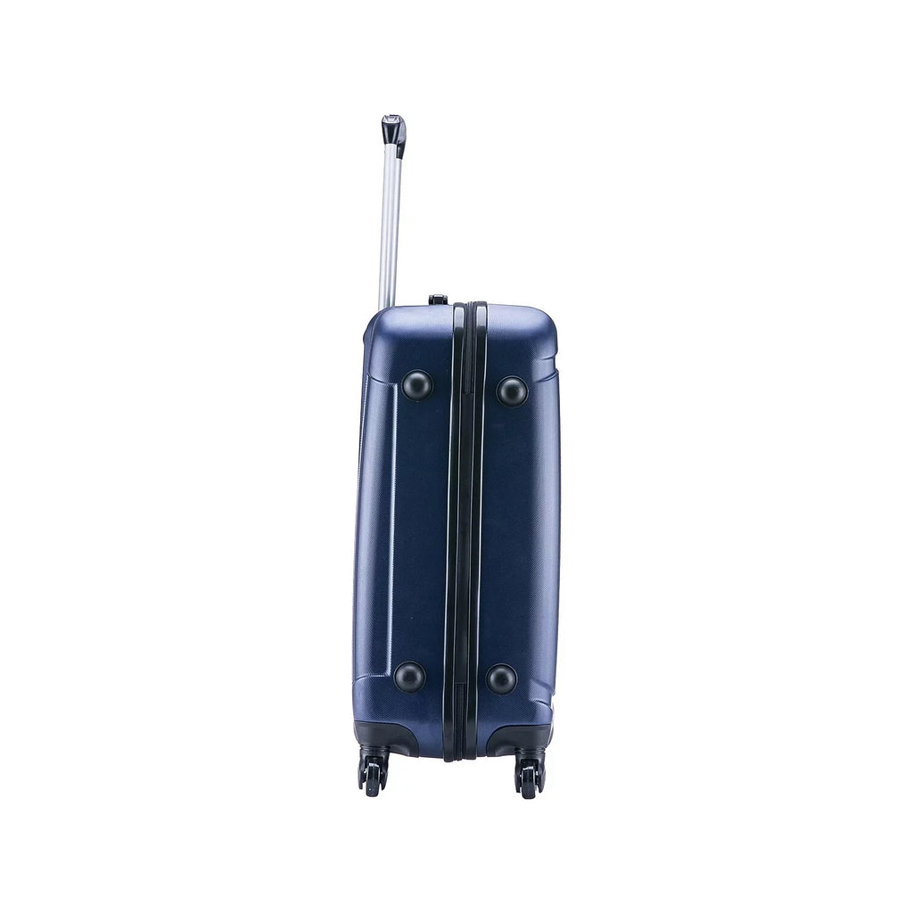 Luggage Pilot Medium Spinner Blue (IUPIL00M-BLU) Plastic 4-Wheel InUSA