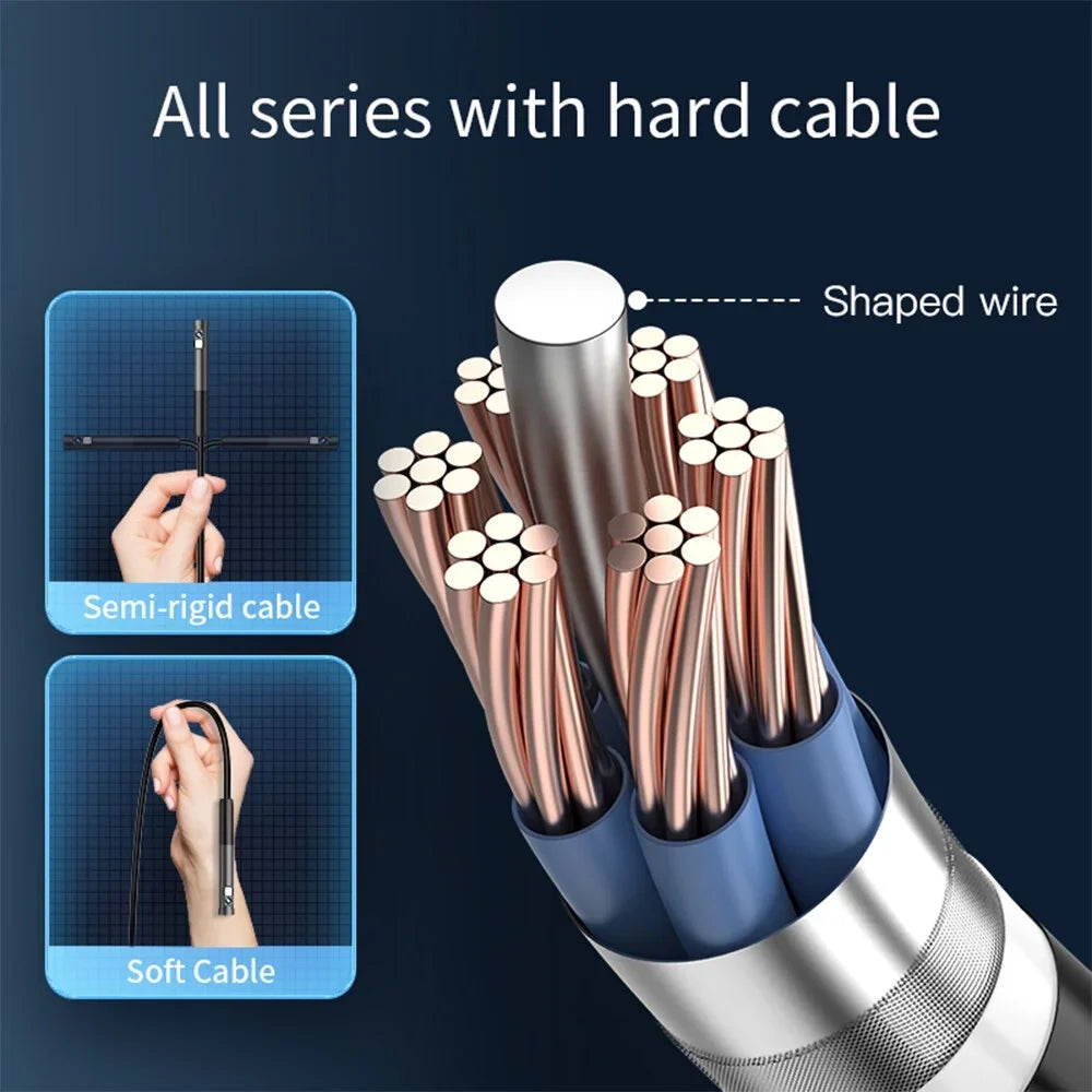 IP67 Waterproof Inspection Android IOS LED Adjustable Phone Built-in Endoscope Camera Lights 7.9mm Borescope for Mobile Type-C