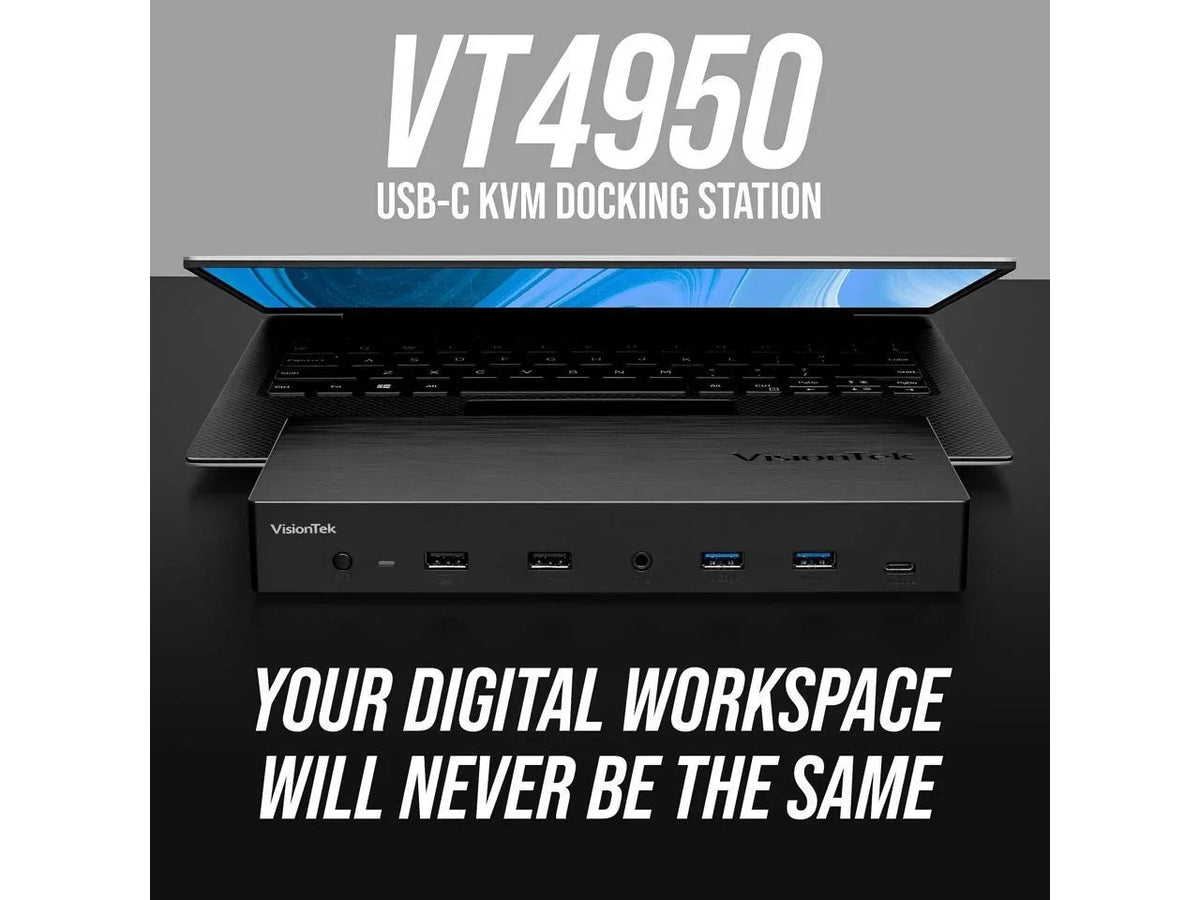 Docking 901520 VisionTek PD VT4950 100W with USB-C Station KVM