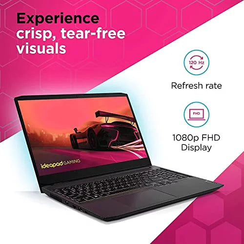 Bluetooth, 5-5600H, GDDR6, RTX 120Hz 3 AMD 1TB WiFi, SSD, Lenovo Keyboard, RAM 15.6" Shadow Webcam, Black Backlit IdeaPad Windows Ti 4GB 11, Gaming Gaming Laptop, 3050 8GB Ryzen FHD
