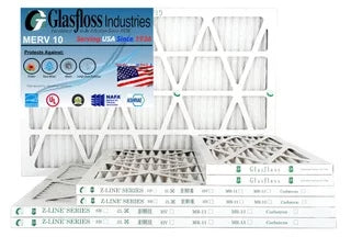 Air 15x30x1 inch) in 29.5x7/8 - 10 14.5 Glasfloss - -Qty:4 (Actual - Made USA Filter x MERV Furnace dimension: