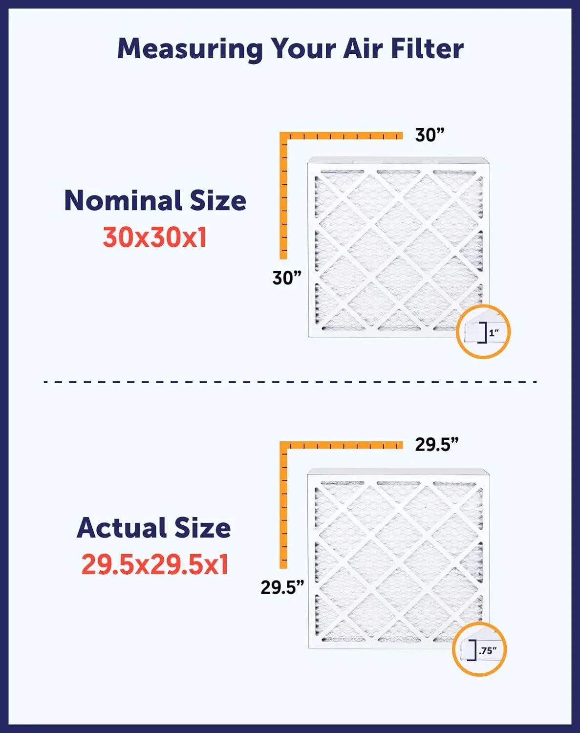15 Air King | MADE USA Filter .75" Pleated | Actual 4-PACK IN MERV 15x63.5x1 x HVAC 8 Filters | | Furnace x Filter dimension: 63.5 A/C