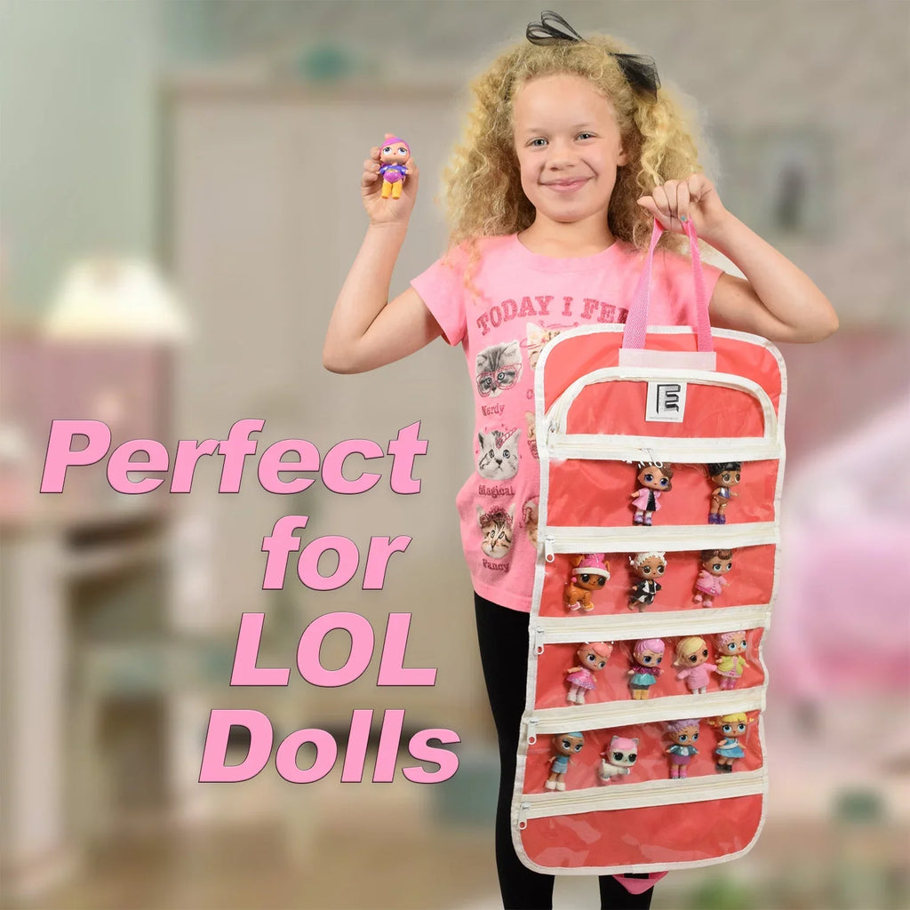 Doll Compatible LOL Storage Toy Bundle Case (2-items) EASYVIEW Organizer