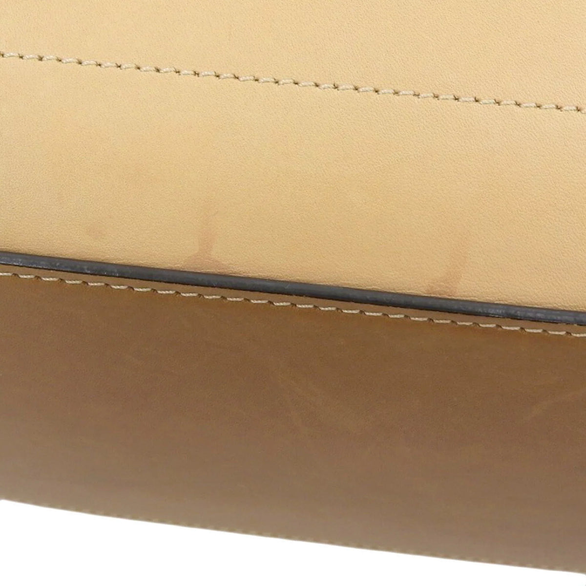 167793 beige 15LK handbag mint micro luggage Pre-Owned (Good) CELINE shopper Celine A03 green tricolor