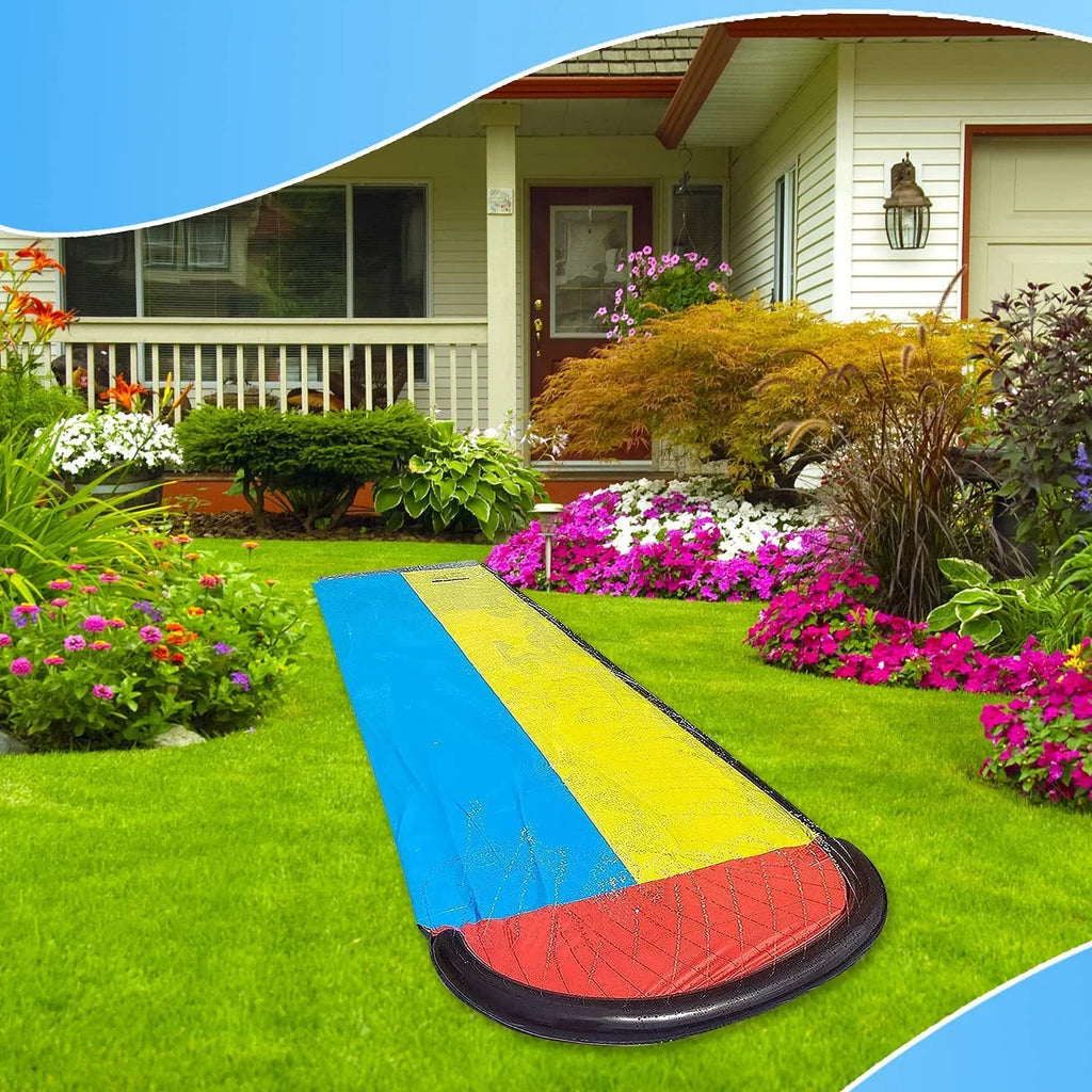 15.5ft Party Toys, liquid Blossomly Racing liquid Slides Toy Lawn
