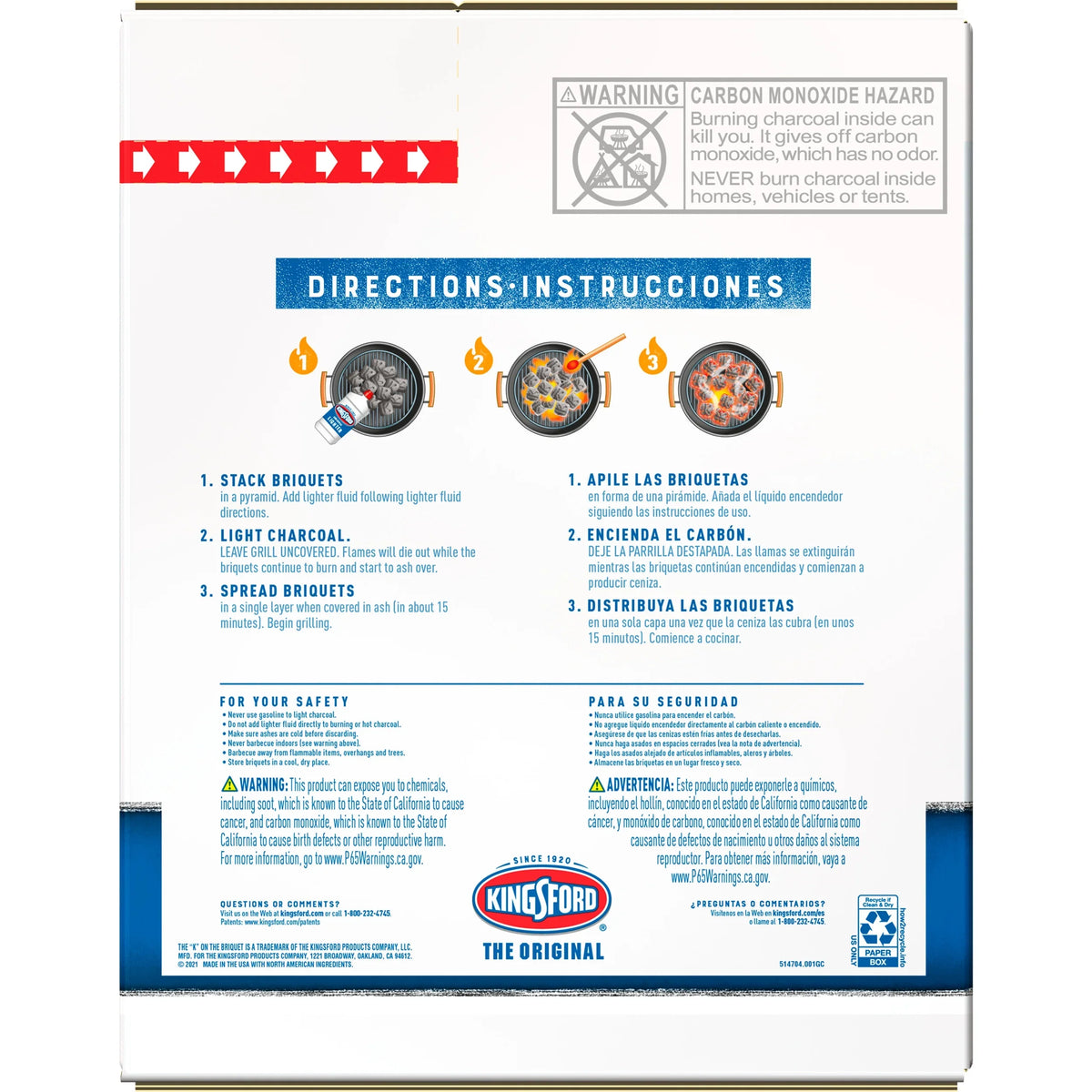 Grilling, BBQ 17.5 Briquettes, Pounds Kingsford Charcoal Original Charcoal for