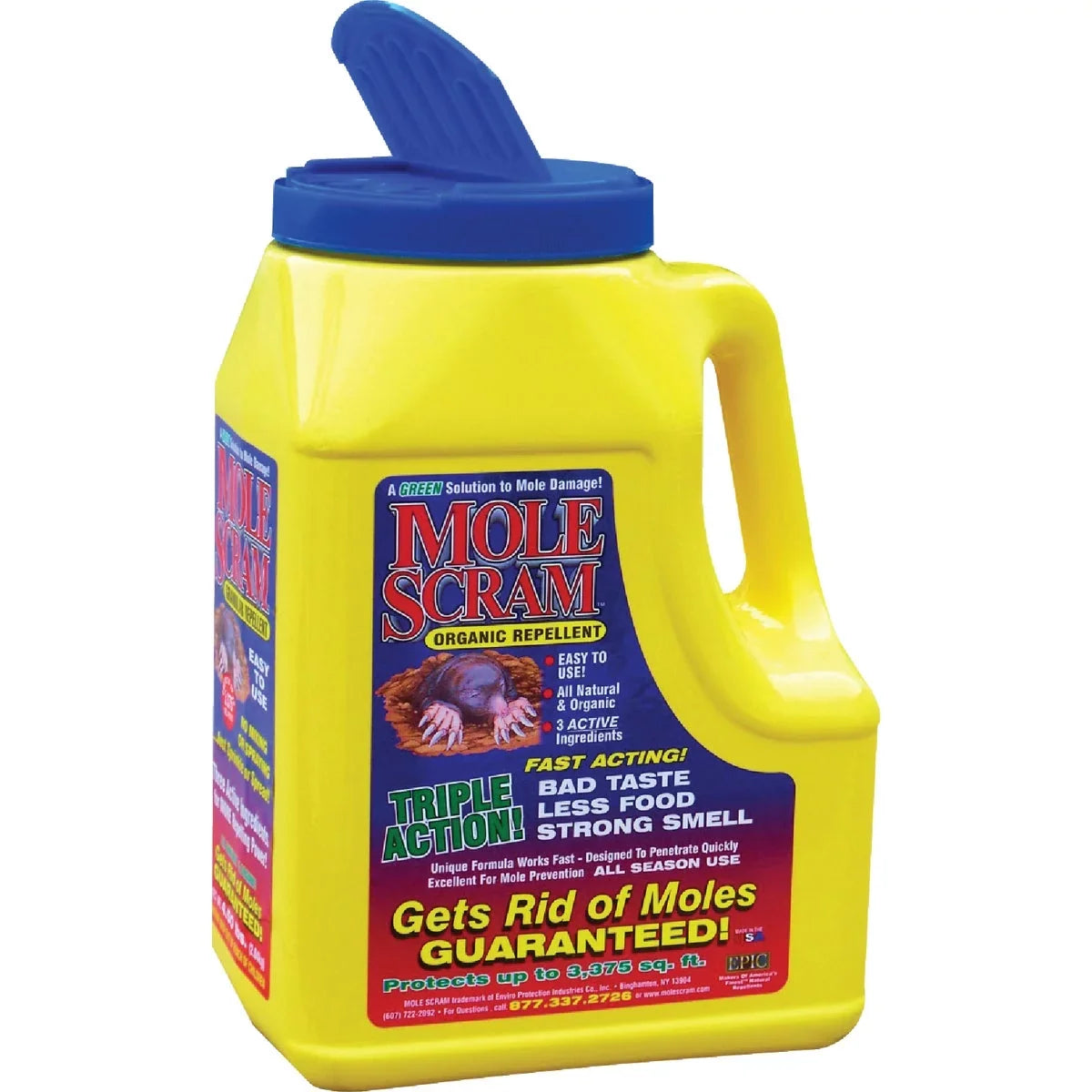 Granular Mole Mole 4.5 Lb. 12004 Repellent Scram Organic