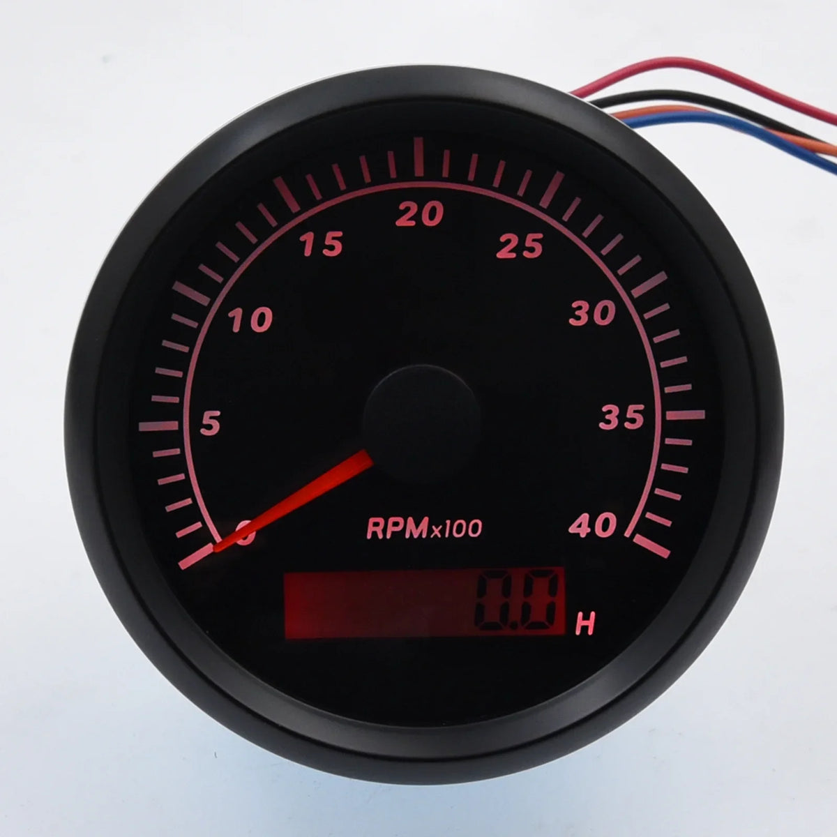 Waterproof Car Truck Boat for RV Tachometer 0-4000RPM Meter Geloo Hour 85mm Tachometer Marine Gauge