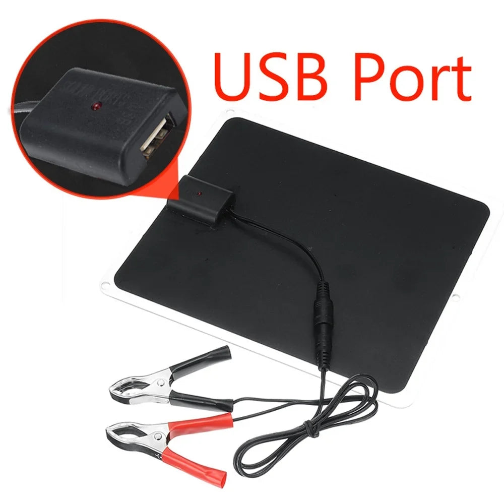 Solar Panel for Silicon 20W Portable Hiking Charging Monocrystalline Anself Camping Device