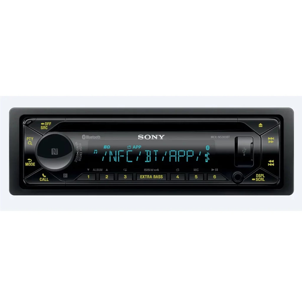 & CD Bluetooth MEX-N5300BT with Inputs USB/AUX Mobile Receiver