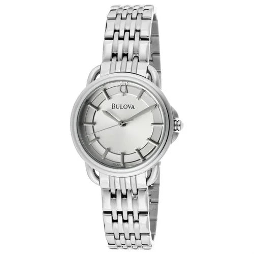 Bulova Women's Sizeilver Dial Sizetainless Sizeteel