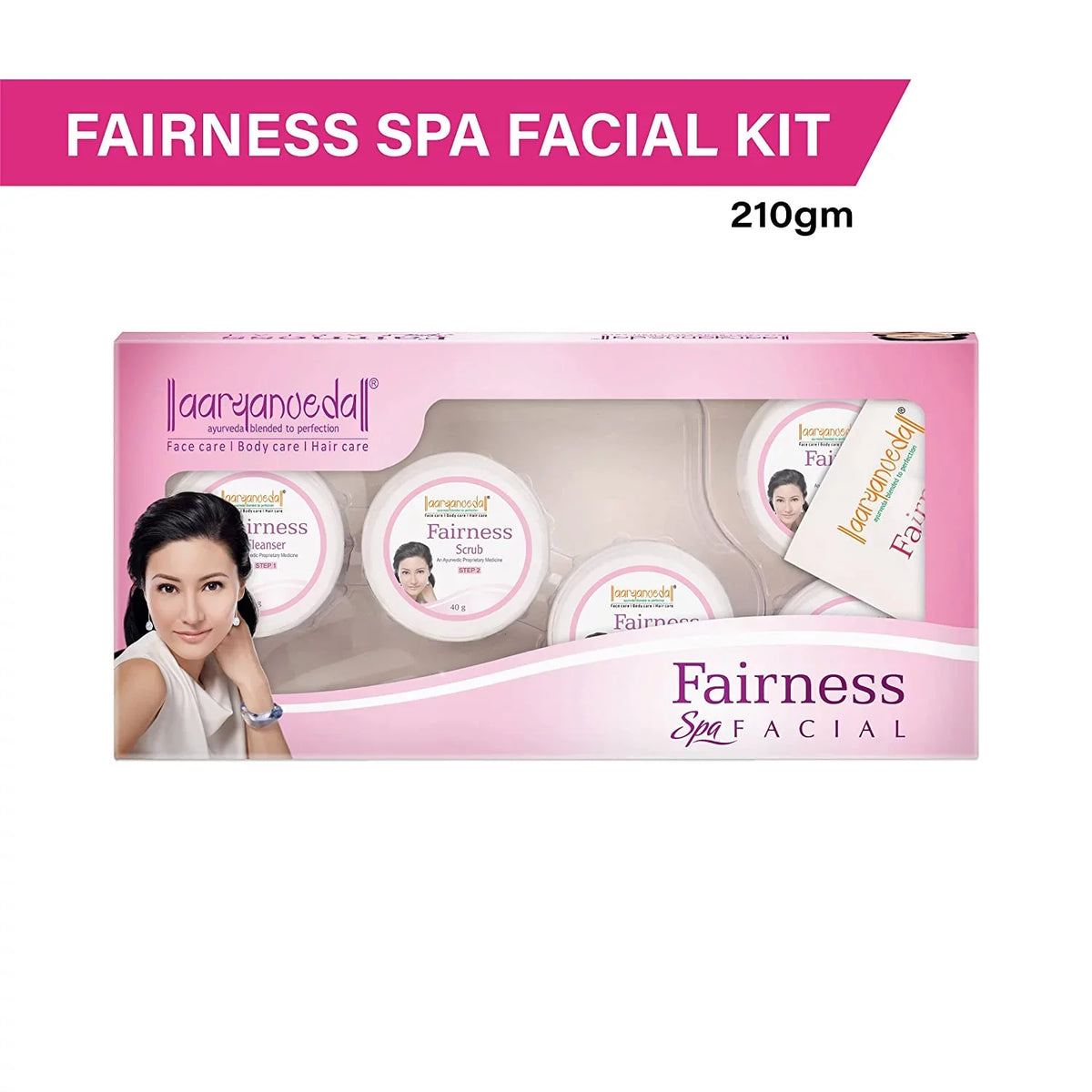Facial, 210g Spa Fairness Aryanveda