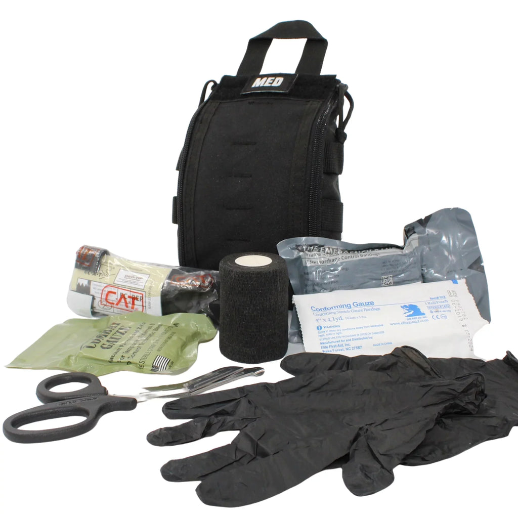 Luminary Wound Black Trauma Gunshot Kit Care