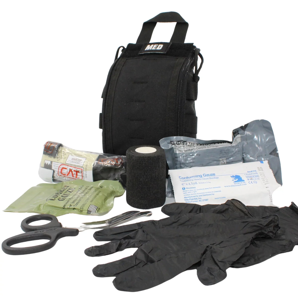 Luminary Wound Black Trauma Gunshot Kit Care