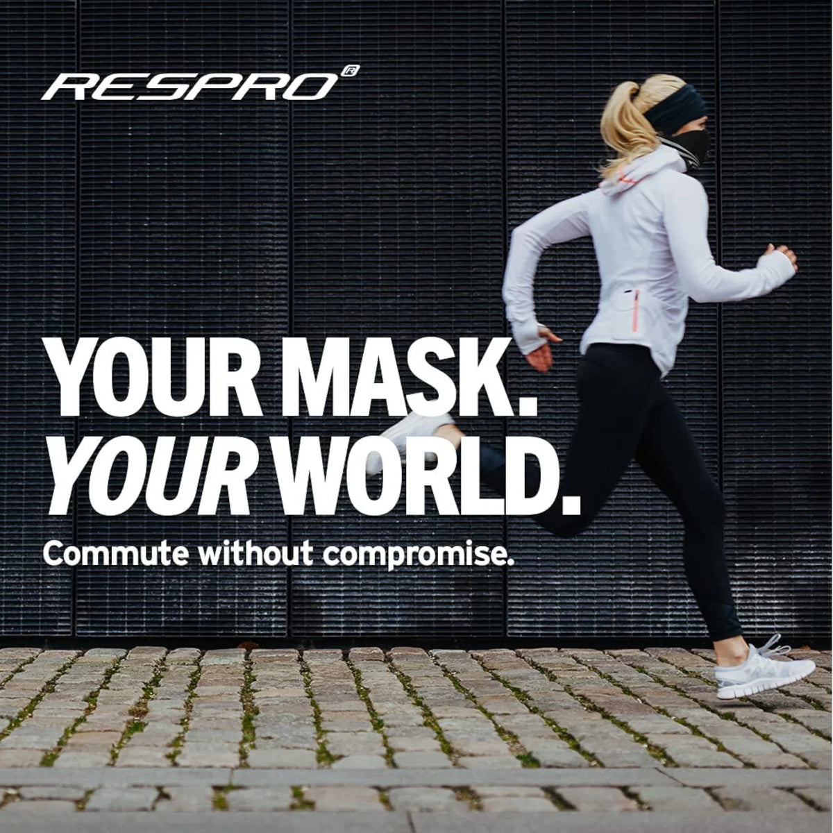 Ultralight XL Mask - Respro Black -