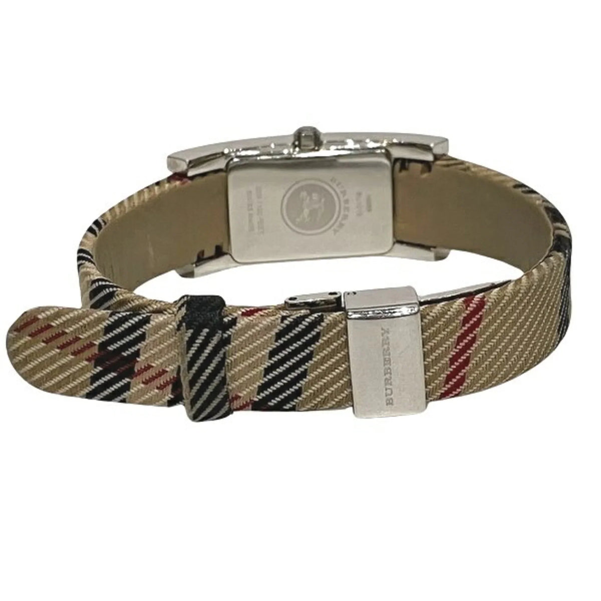 BU1015 Pre-Owned Check Square Women's Watch (Good) Quartz Burberry