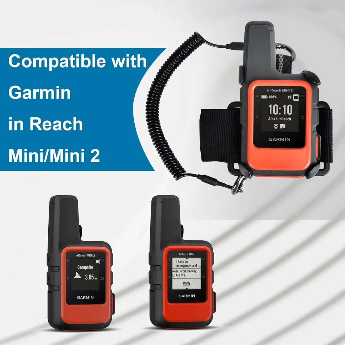 for Mount Backpack Garmin Tether Holder Handheld & GPS Mini Mini for inReach Tether Backpack Garmin 2,