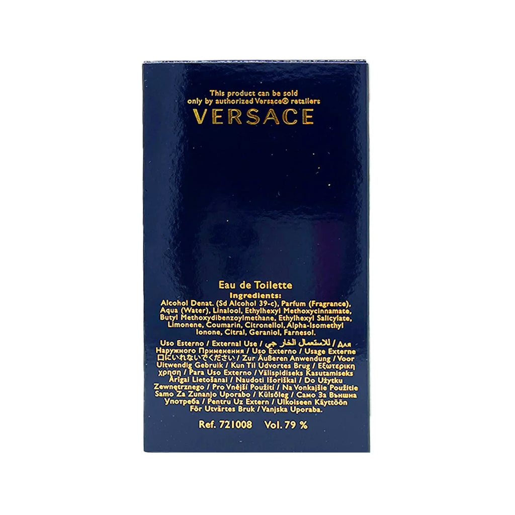 Ounce Toilette Blue Dylan Eau De 1.7 Men, for Versace Spray