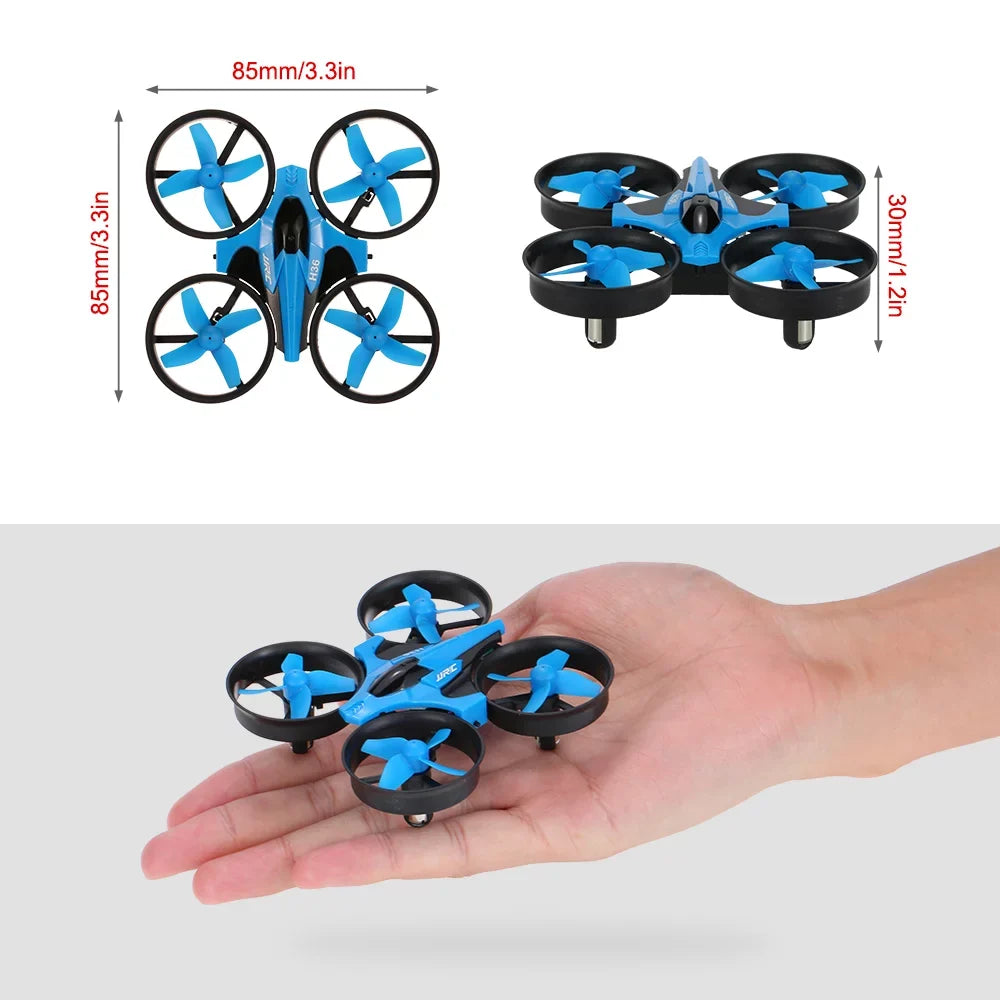 Drone Return Quadcopter 2.4G 6- H36 JJR/C RTF Mode UFO Gyro -Crush 4CH Headless 3D-Flip RC One-Key