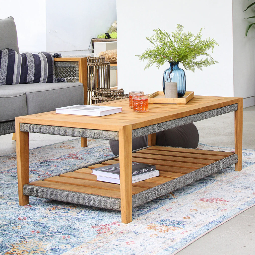 Cambridge Casual  Nassau Teak Patio Coffee Table