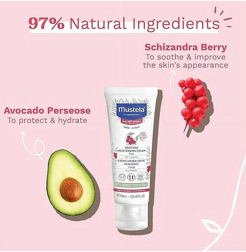 MUSTELA SOOTHING FACE ML MOISTURIZING 40 CREAM