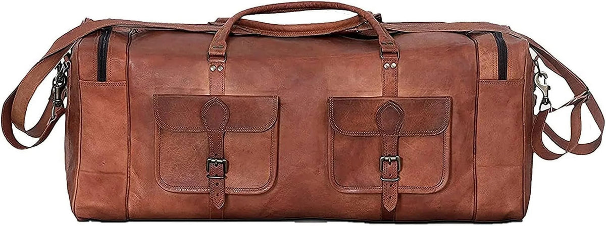 Luggage Carryon | Holdall Bag Weekender inch for and Men Leather Duffel | Sports Duffel Women | Bag Rajeriya-32 for Men Gym Large Bag Bag Travel Overnight