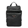 2vz026 Backpack Bag Pre-owned Black PRADA Nylon