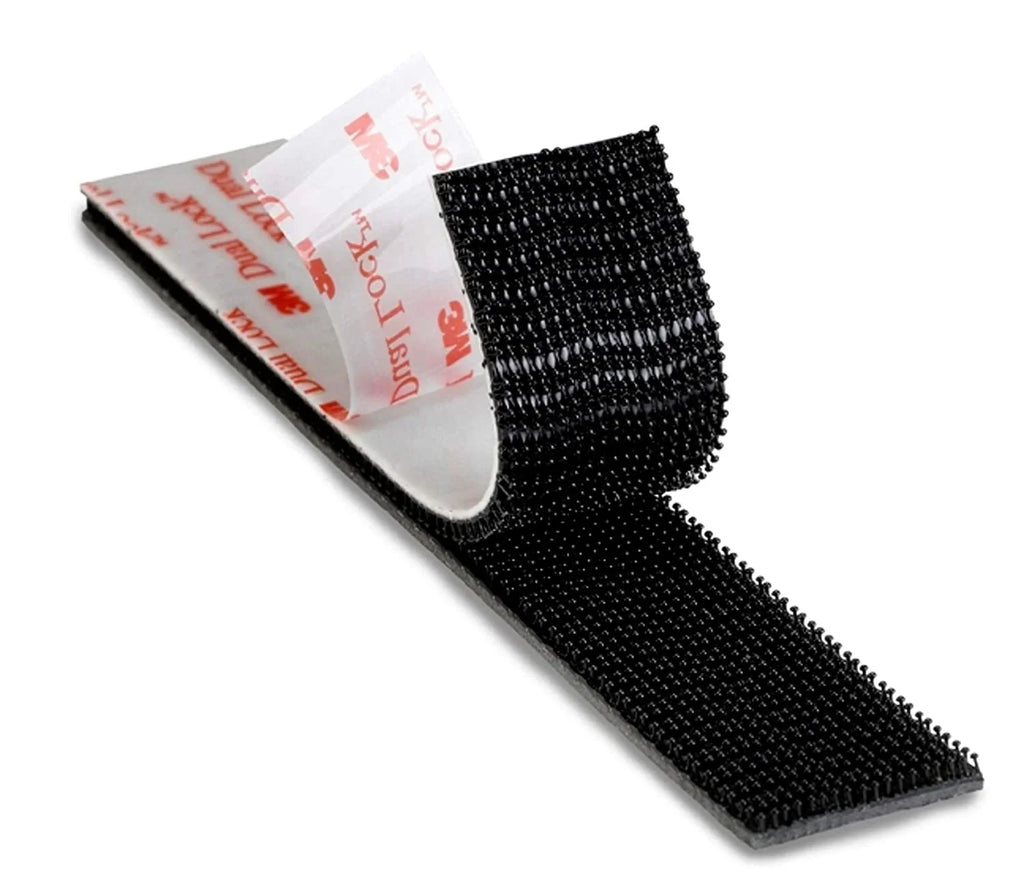 Reclosable Fastener,1 3m W,Black in SJ3550CF