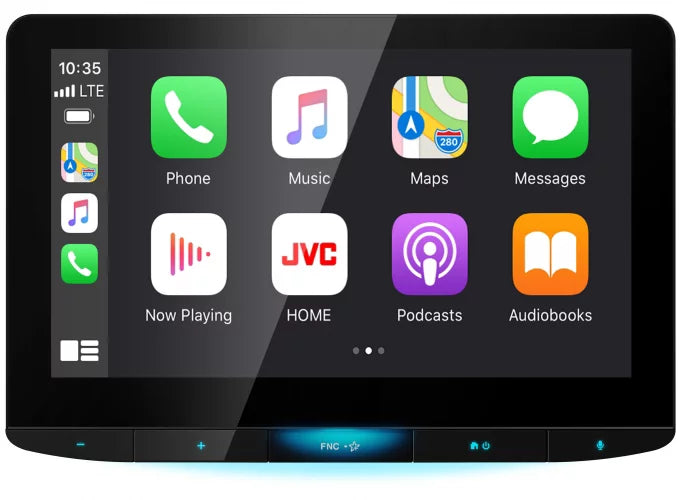 HD 10.1" KW-Z1000W Receiver+Dash Monitor Carplay Cam Car Wireless JVC