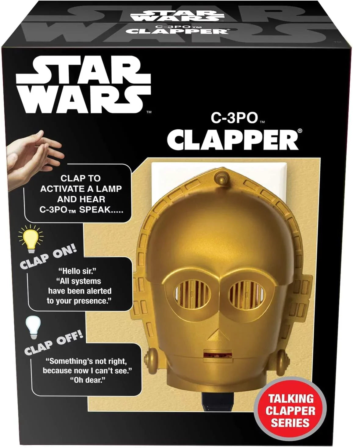 Talking Wars Star Switch Activated Sound C-3PO Clapper