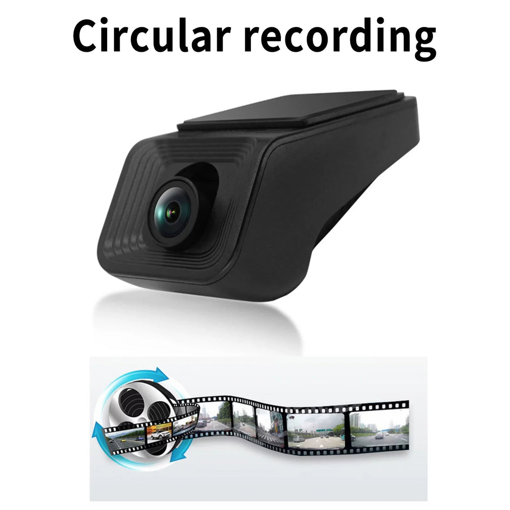 Car G-Sensor 1080P Rear Dash Front Video DVR Recorder Camera HD Cam Wifi