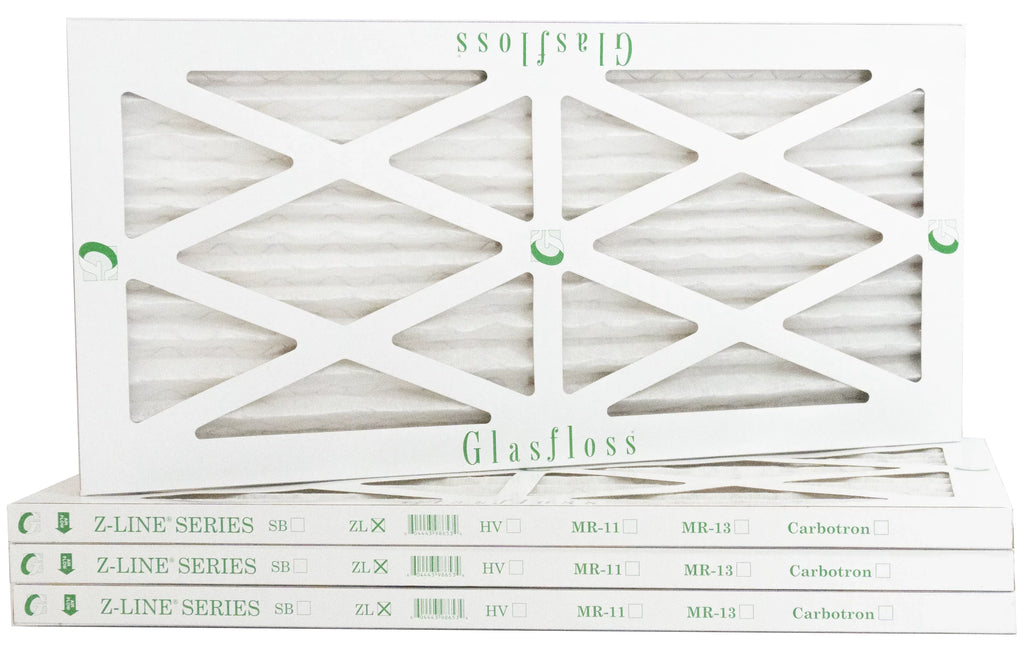 (Actual - Glasfloss - Air Made Furnace Filter 10x18x1 dimension: - USA inch) in -Qty:4 17.5x7/8 9.5 x 10 MERV
