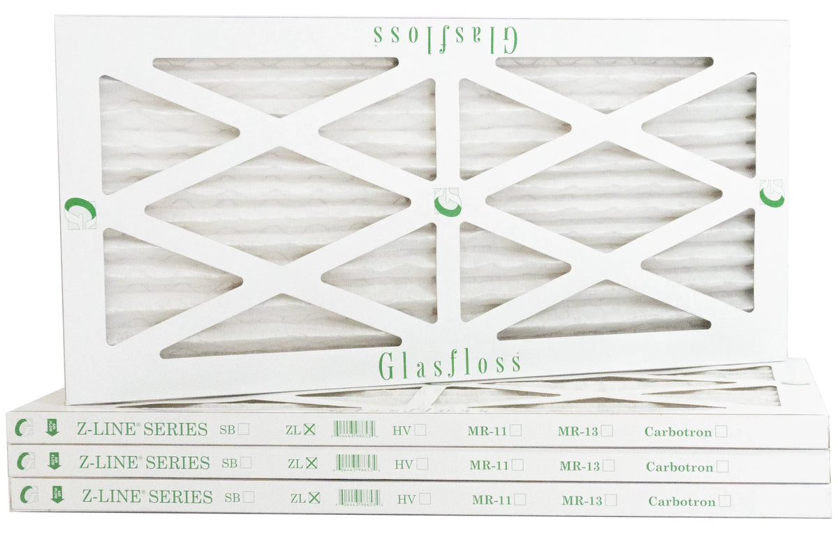 (Actual - Glasfloss - Air Made Furnace Filter 10x18x1 dimension: - USA inch) in -Qty:4 17.5x7/8 9.5 x 10 MERV