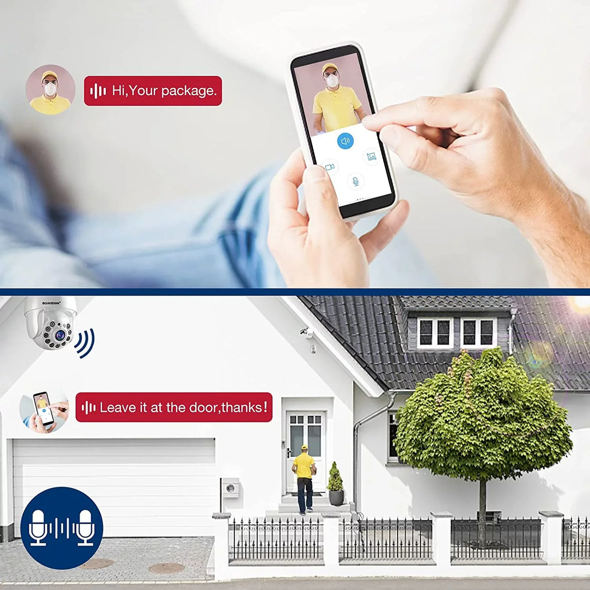 WiFi 1080P Dome Camera IP tracking Full Security IR CCTV PTZ Motion HD Camera Speed