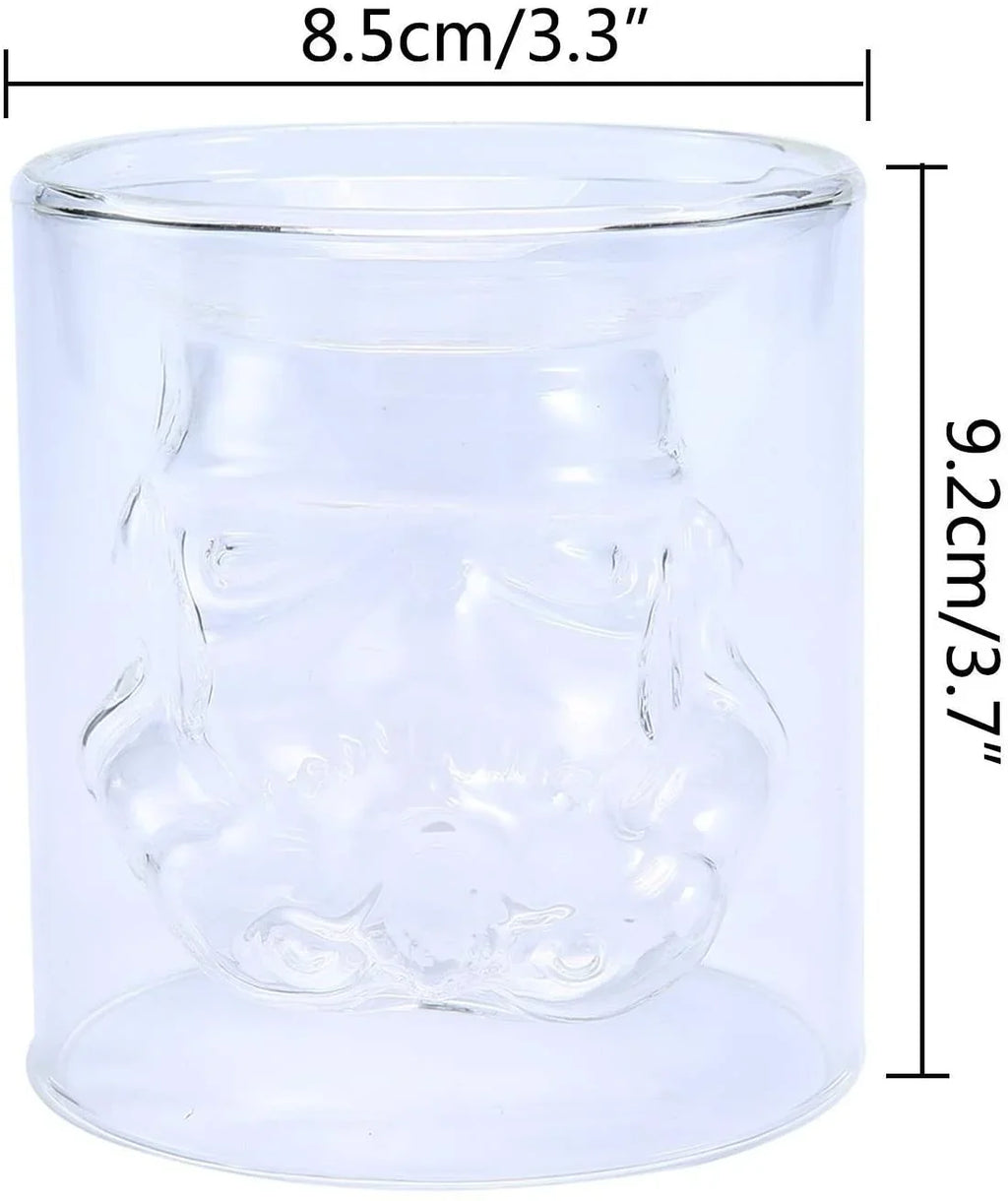 VI Bourbon, AI Cocktails, Old Cognac Glasses, Glasses, Double Glass Whiskey Fashioned Cocktail for Double Wall Scotch Glasses Wall Whisky, liquid Glasses, 150ML Rocks Drinking