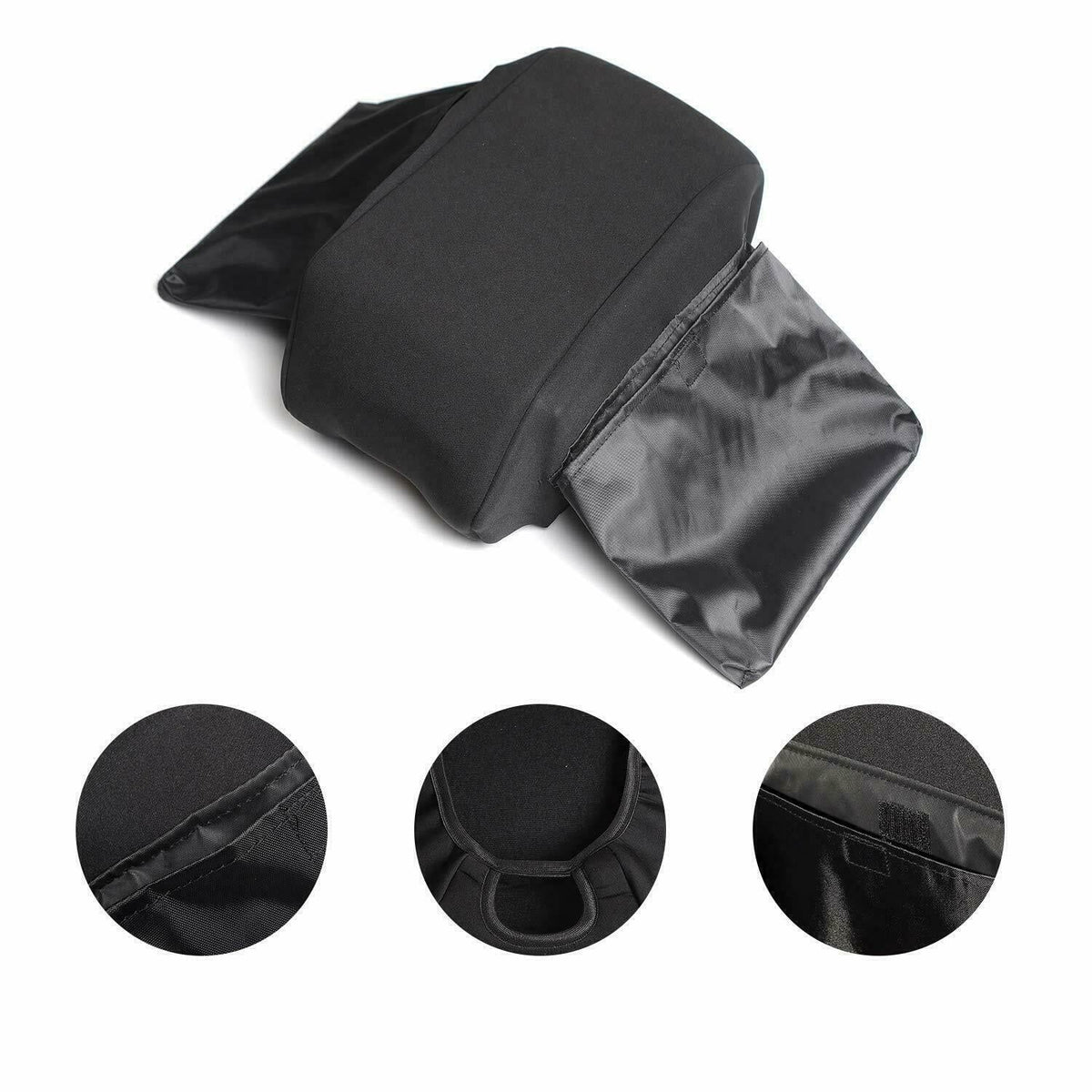 Black Teledu Pad Console Armrest Cover Protector Cover +