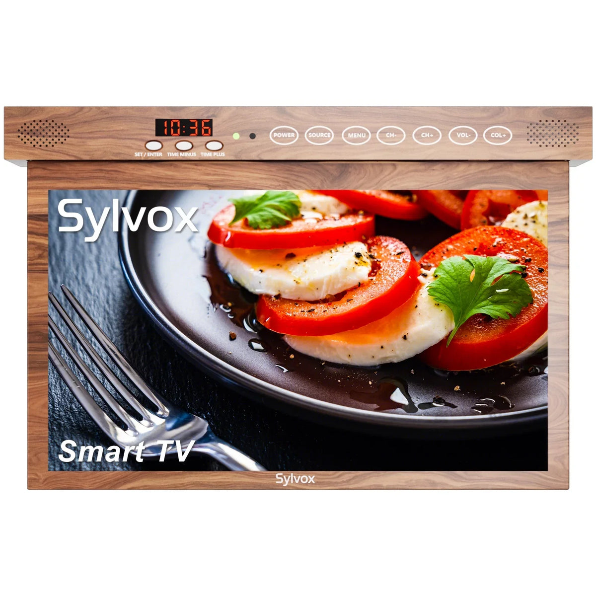 SYLVOX Play, Assistant Smart WiFi 15.6 TV Built-in Cabinet Bluetooth FHD Kitchen Under TV, TV, Smart inch Android Support 1080P