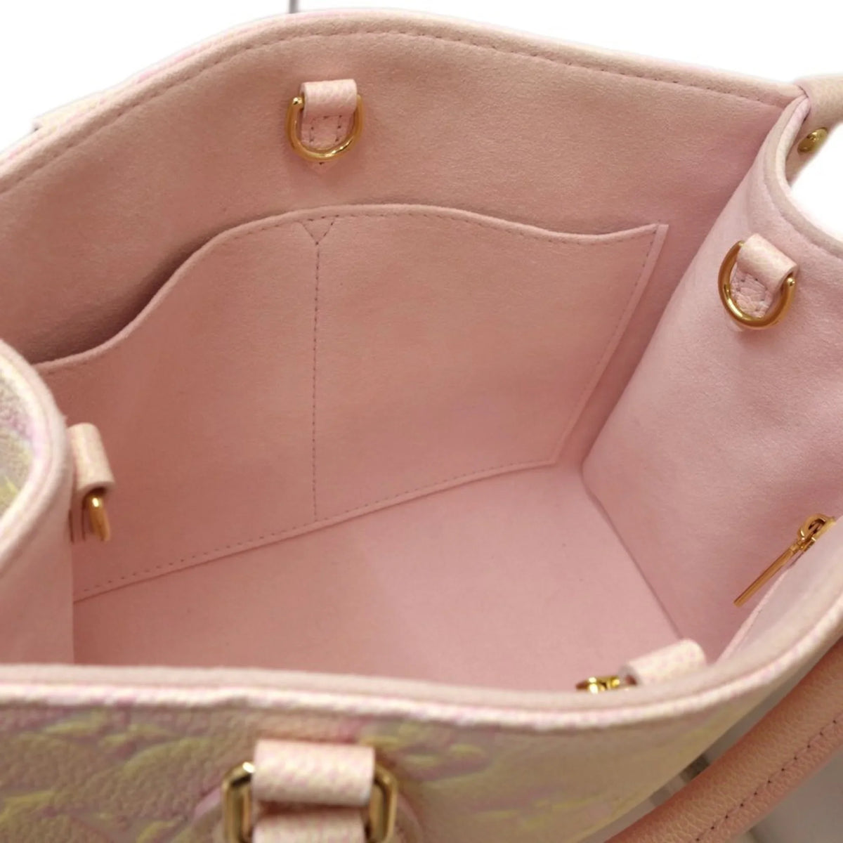 On Handbag Go (Good) Light PM Pre-Owned M46168 Empreinte 450088 the Pink