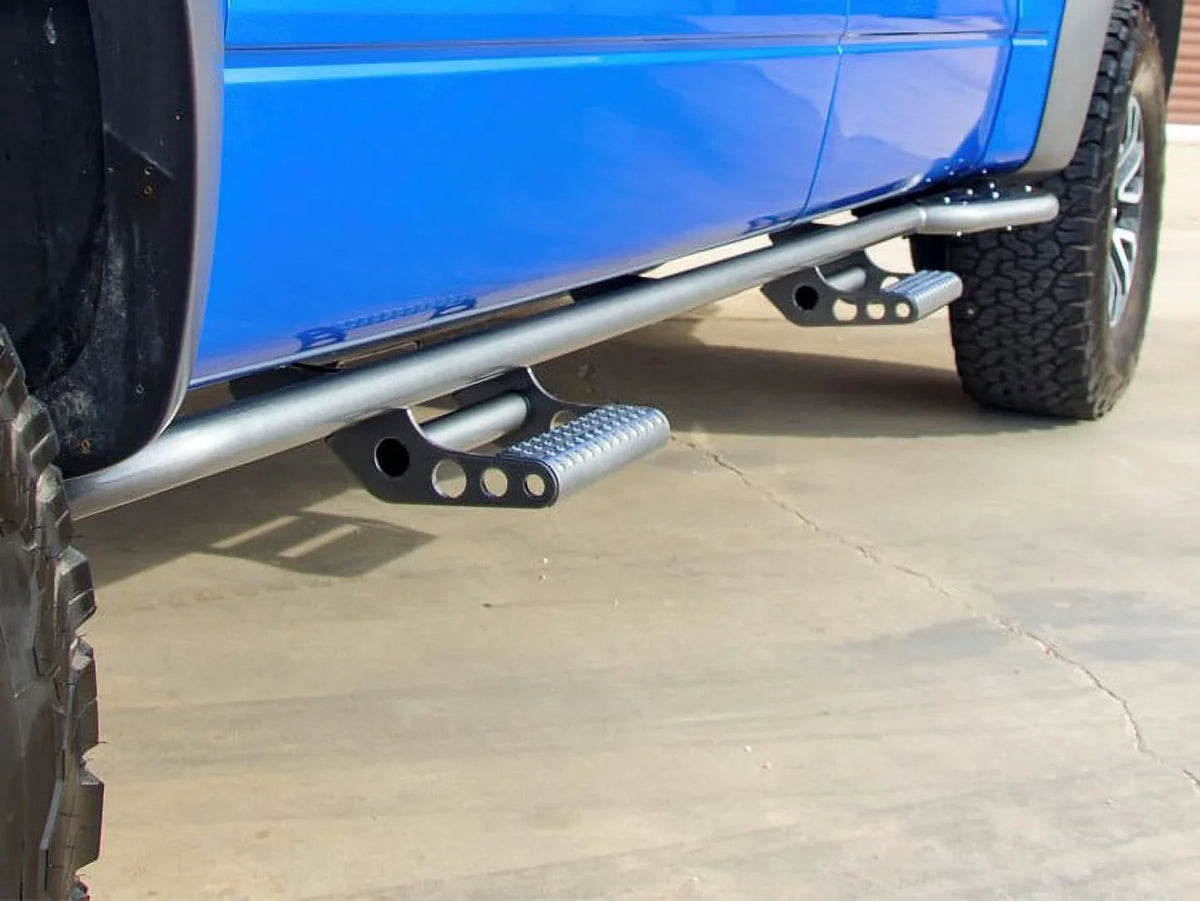 N-Fab RealTruck Cab All | | Tundra Rails 2007-2021 | Beds, by T074Rkrqc with Textured Double Gas Rkr SRW Black Compatible