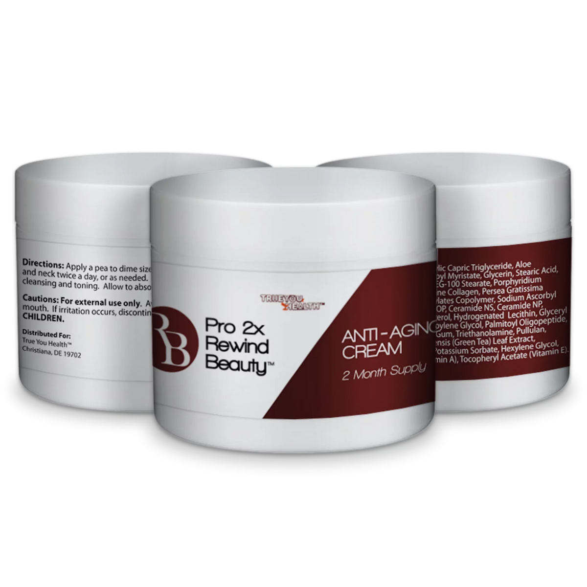 & Lift Cream the & 2x Firm Anti-Wrinkle - Technology - Beauty Vitamin Vitamin & Aging Contains of Day Signs 2 Month Anti-Aging C Supply - Night - Reduce Help & Rewind - to Premium Collagen Pro A