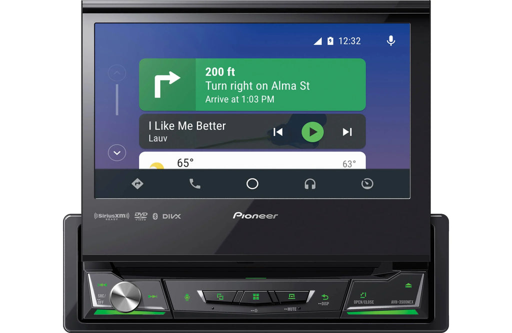 Camera Plate AVH-3500NEX Backup & License Receiver Pioneer DVD Bluetooth