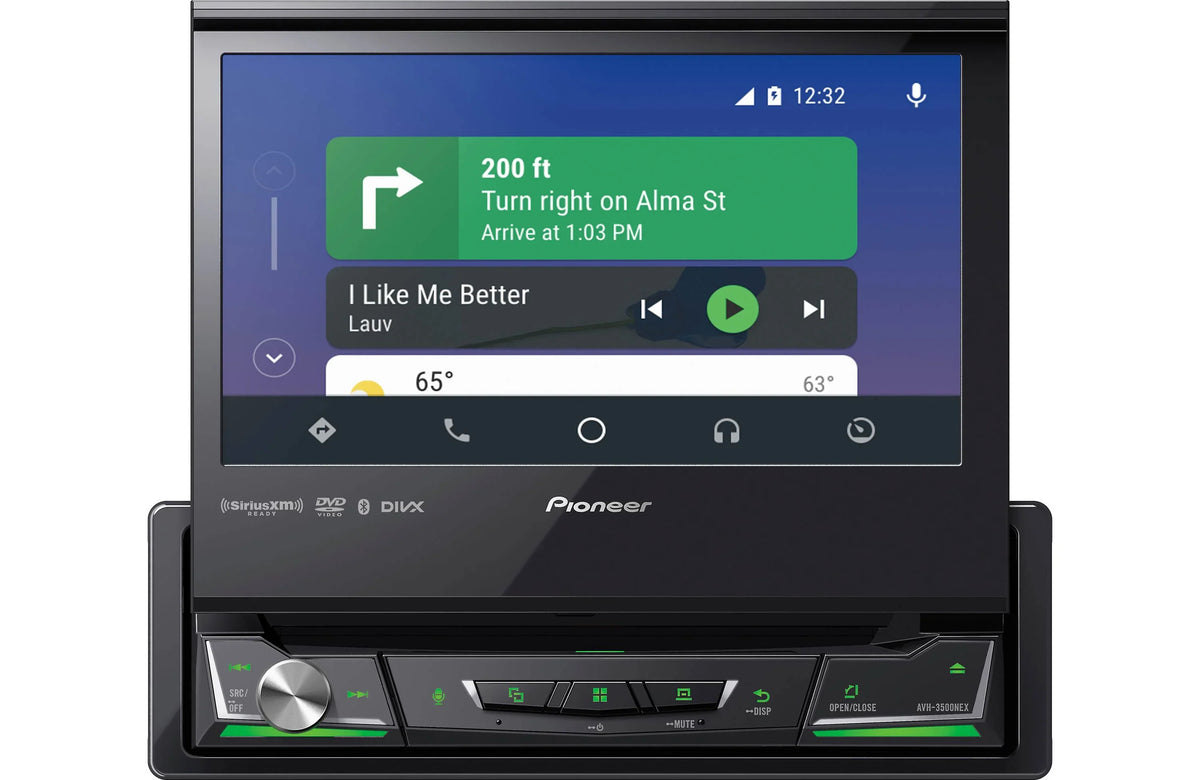 Camera Plate AVH-3500NEX Backup & License Receiver Pioneer DVD Bluetooth