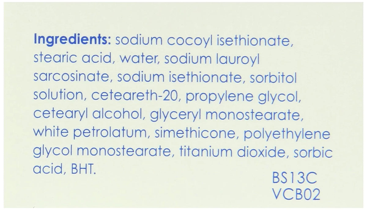 Pack. - Oz/Pack, Fragrance Cleansing Vanicream Bar, 3 Free 3.9