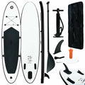 ametoys Board Black White Inflatable Set Paddle and